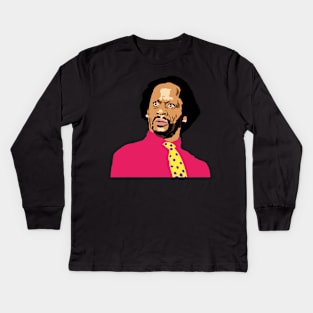 Katt Williams pop Kids Long Sleeve T-Shirt